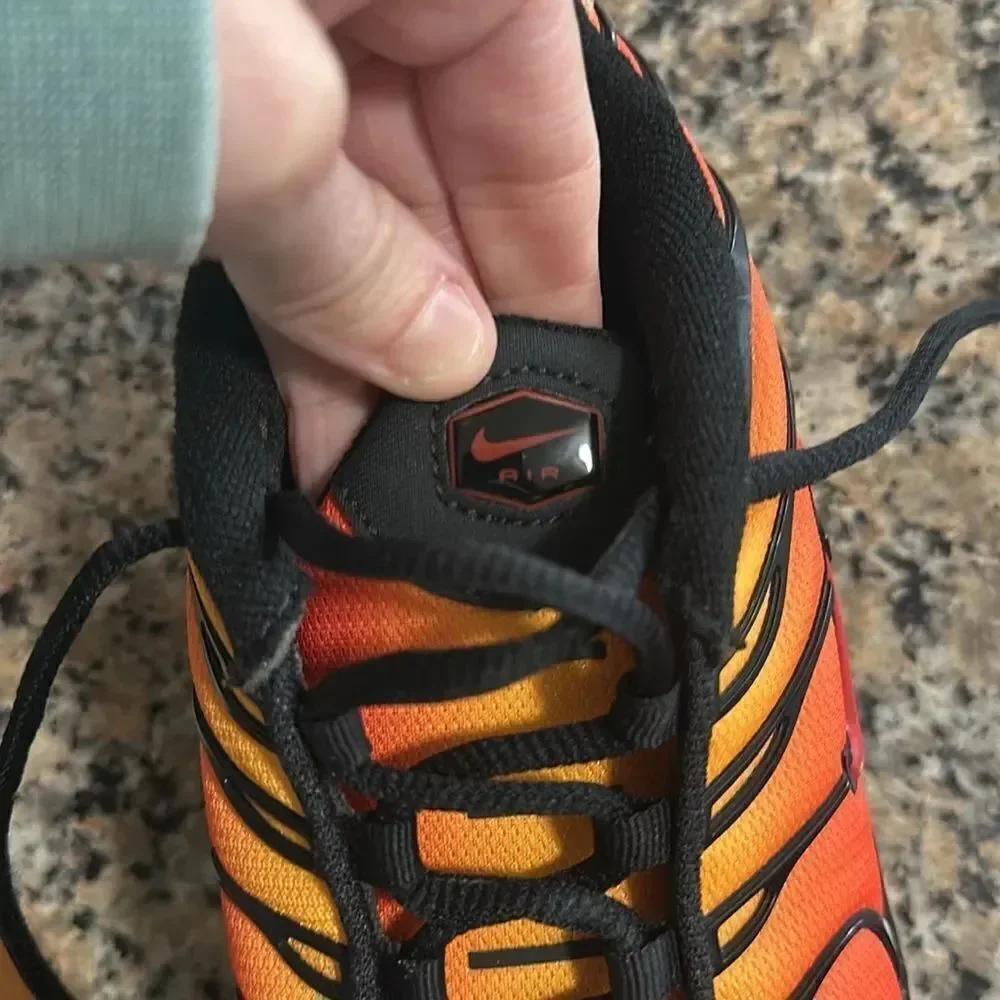 Nike Air Max Plus Orange Black Sneakers